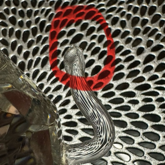 Crystal Rhinoceros figure by Vidali Collection 6” X 3” **read** - Picture 5 of 8